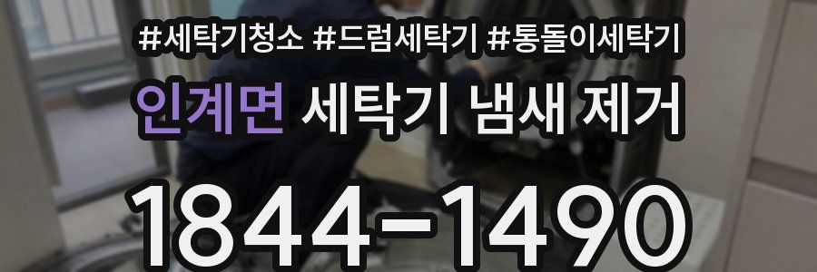 인계면 세탁기 냄새 제거