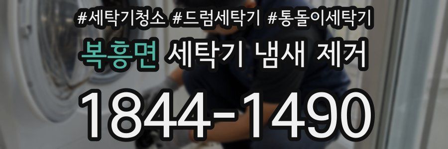복흥면 세탁기 냄새 제거