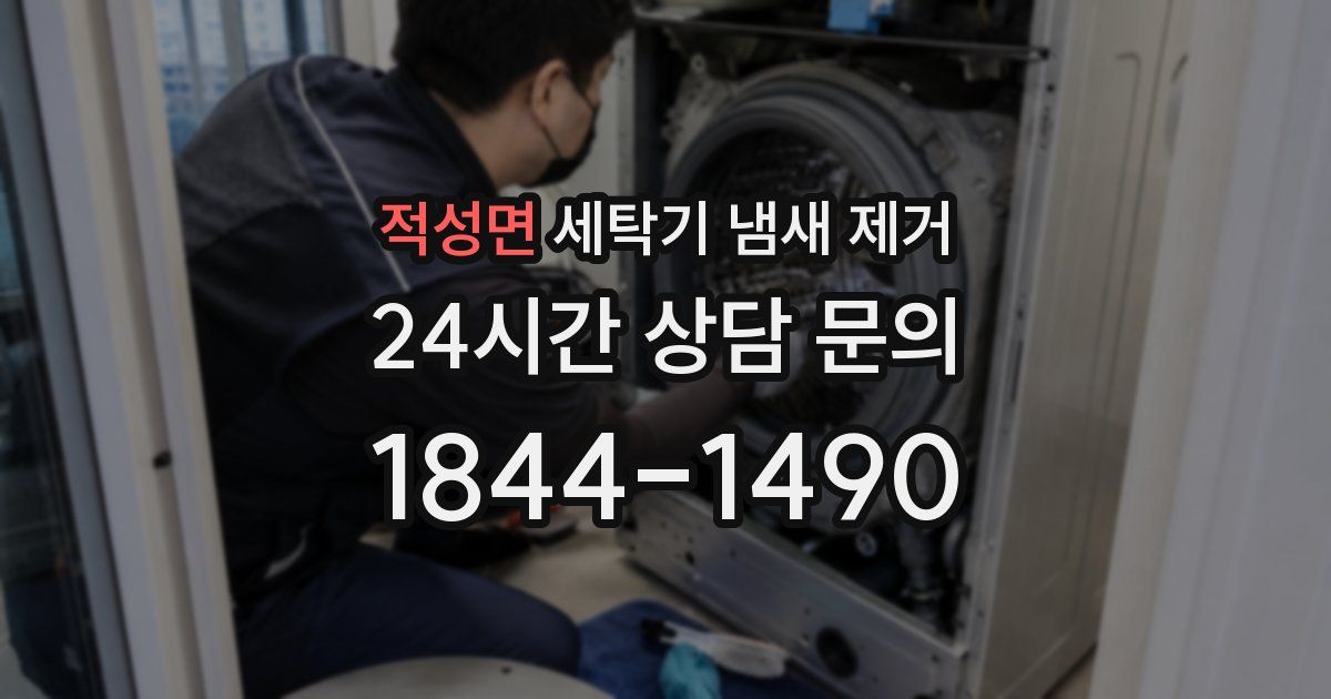 적성면 세탁기 냄새 제거