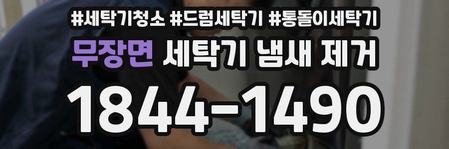 무장면 세탁기 냄새 제거