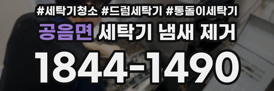 공음면 세탁기 냄새 제거