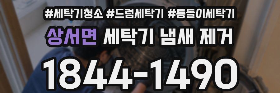 상서면 세탁기 냄새 제거