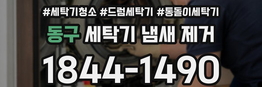 동구 세탁기 냄새 제거
