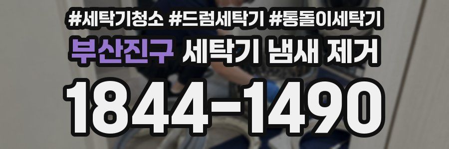 부산진구 세탁기 냄새 제거