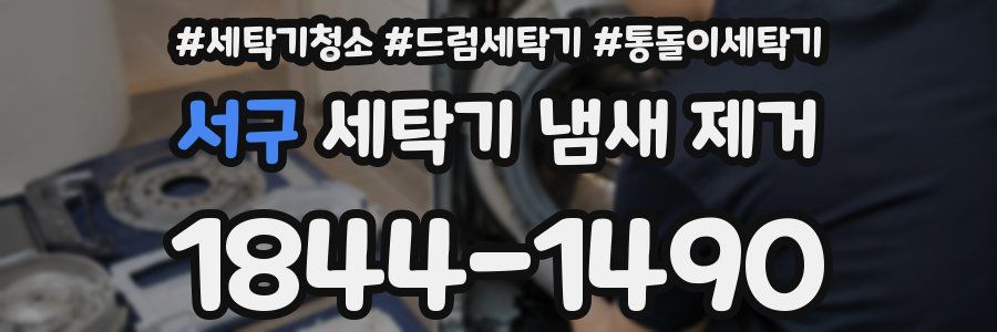 서구 세탁기 냄새 제거