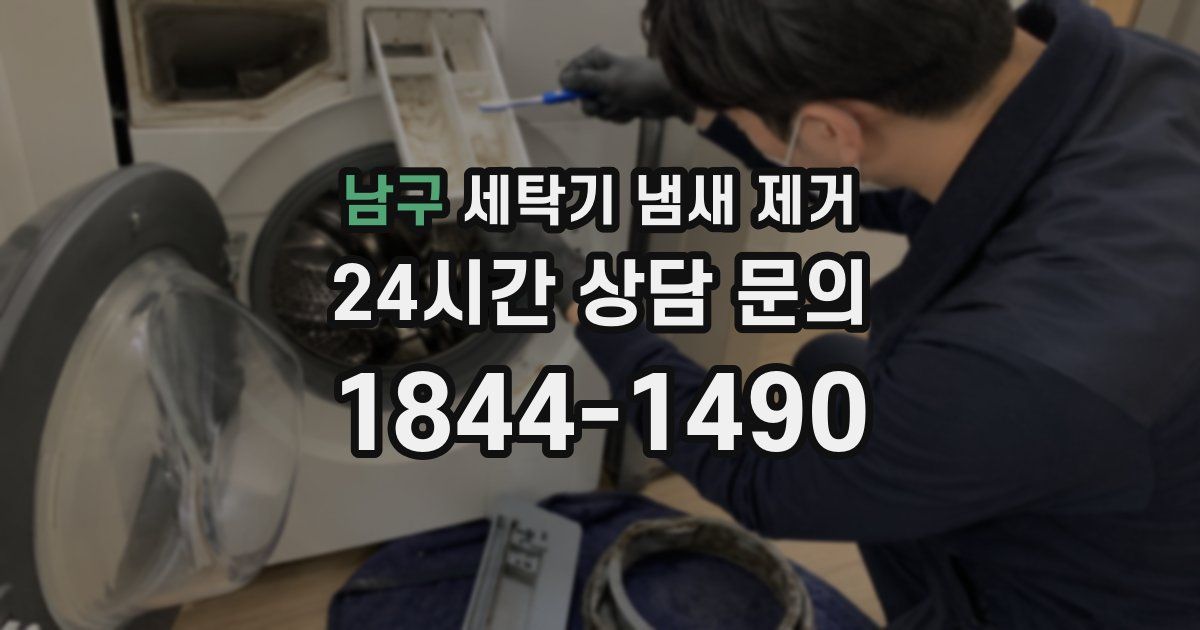 남구 세탁기 냄새 제거