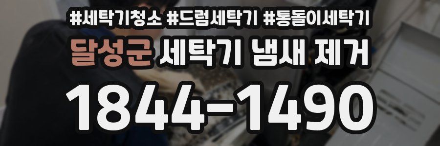 달성군 세탁기 냄새 제거
