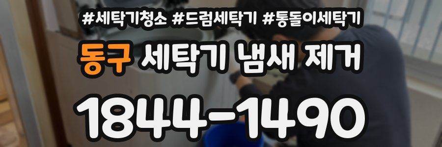 동구 세탁기 냄새 제거