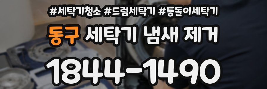 동구 세탁기 냄새 제거