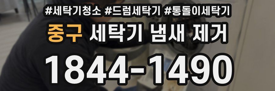 중구 세탁기 냄새 제거