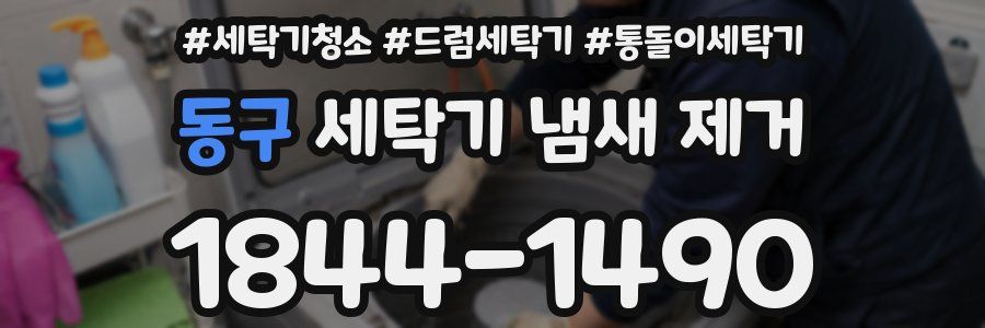 동구 세탁기 냄새 제거