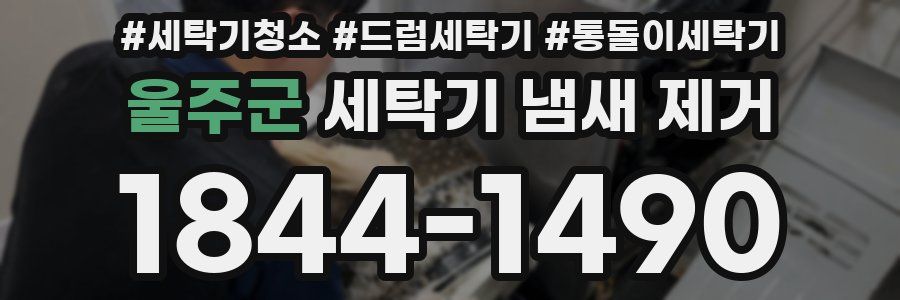 울주군 세탁기 냄새 제거