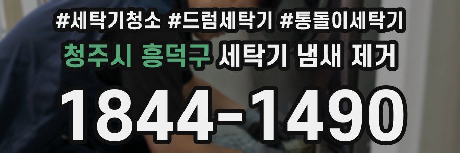 청주시 흥덕구 세탁기 냄새 제거