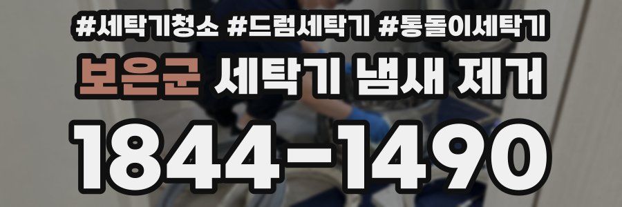 보은군 세탁기 냄새 제거