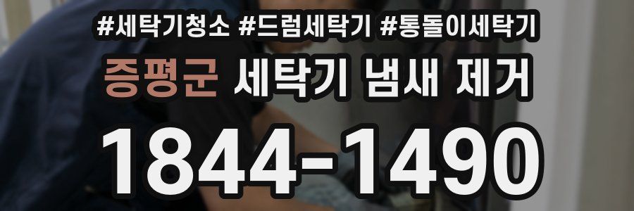 증평군 세탁기 냄새 제거