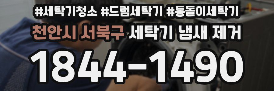 천안시 서북구 세탁기 냄새 제거