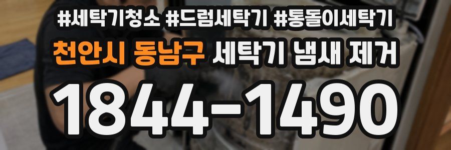 천안시 동남구 세탁기 냄새 제거