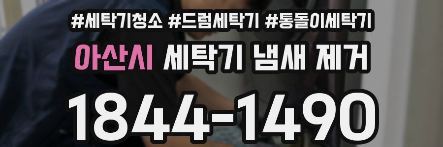 아산시 세탁기 냄새 제거
