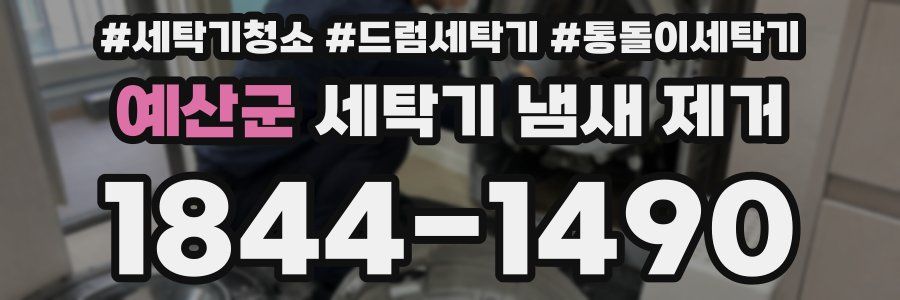 예산군 세탁기 냄새 제거