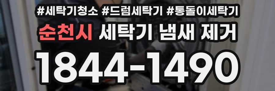 순천시 세탁기 냄새 제거