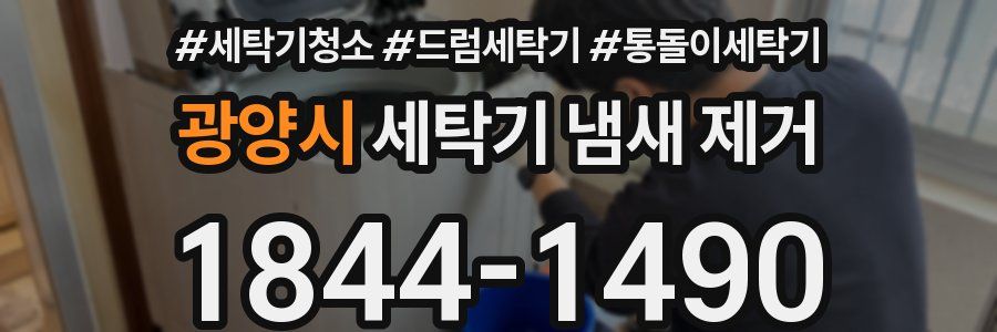 광양시 세탁기 냄새 제거