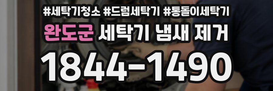 완도군 세탁기 냄새 제거