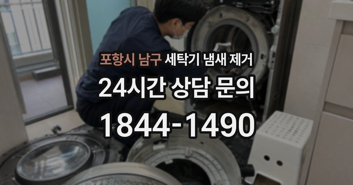 포항시 남구 세탁기 냄새 제거