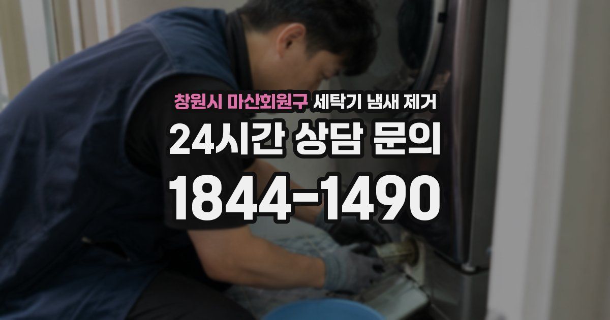 창원시 마산회원구 세탁기 냄새 제거