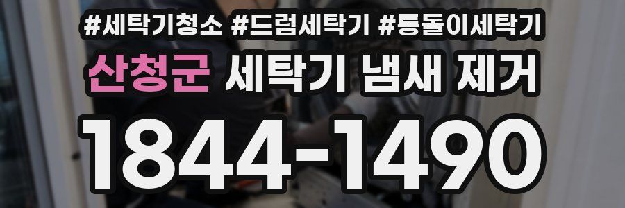 산청군 세탁기 냄새 제거