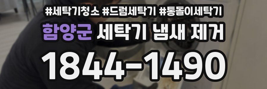 함양군 세탁기 냄새 제거