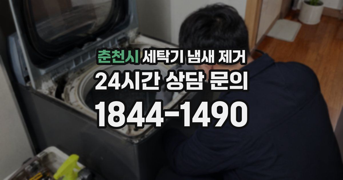 춘천시 세탁기 냄새 제거