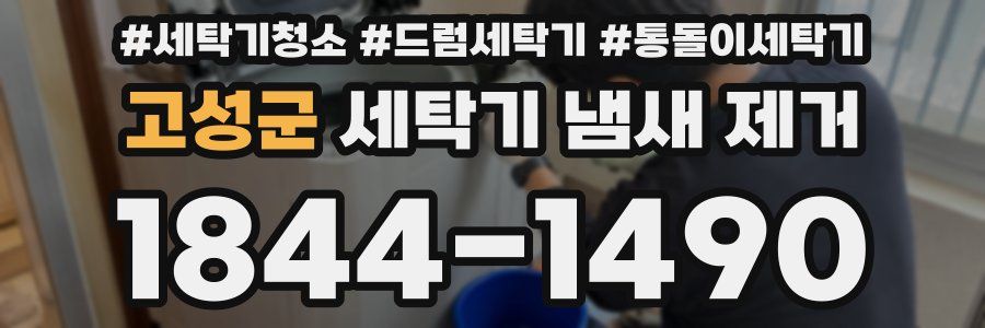 고성군 세탁기 냄새 제거