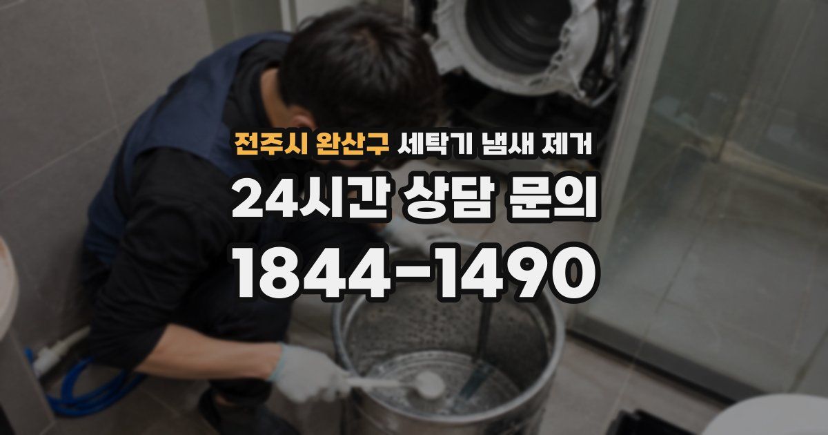 전주시 완산구 세탁기 냄새 제거