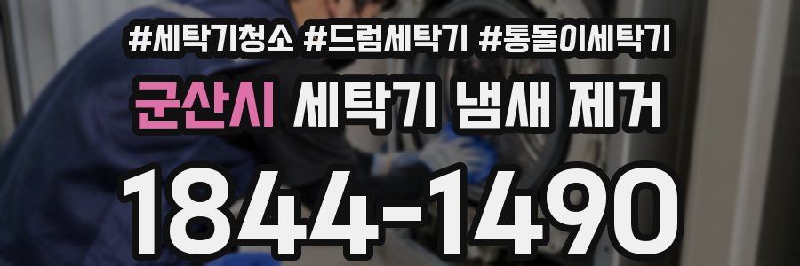 군산시 세탁기 냄새 제거