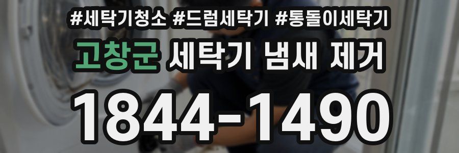 고창군 세탁기 냄새 제거