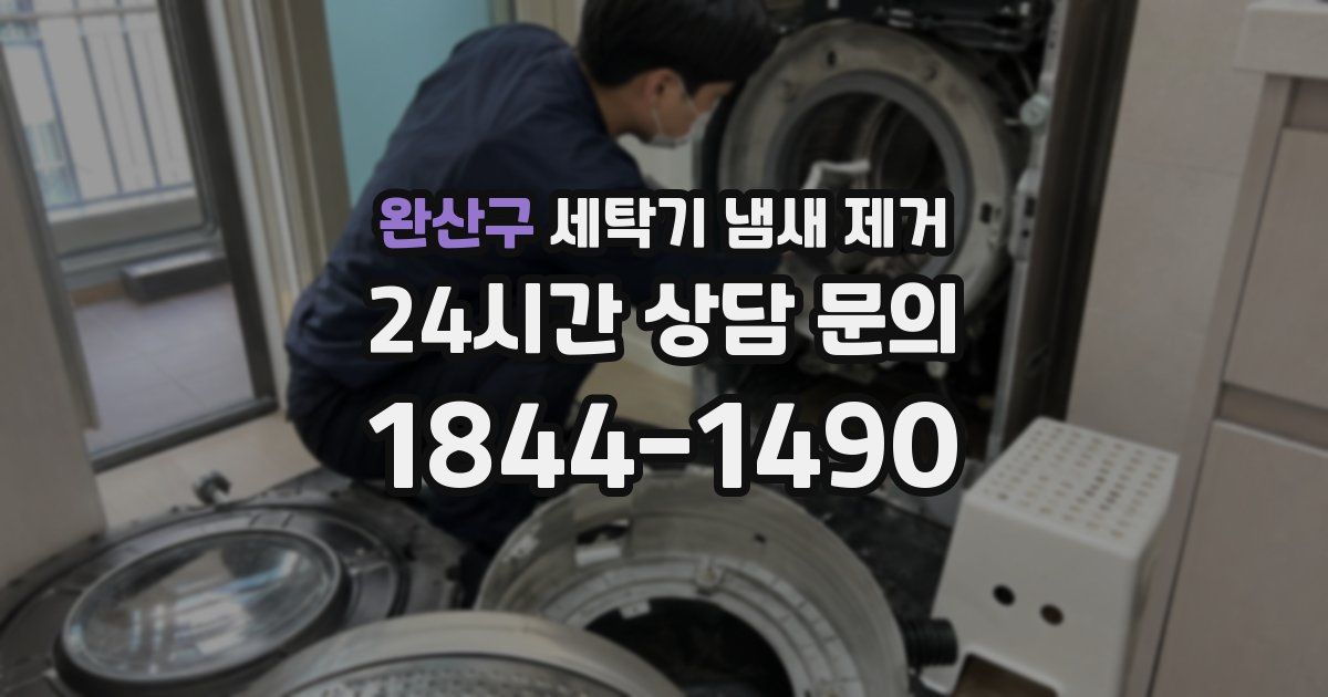 완산구 세탁기 냄새 제거