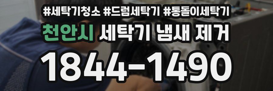 천안시 세탁기 냄새 제거