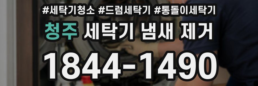 청주 세탁기 냄새 제거