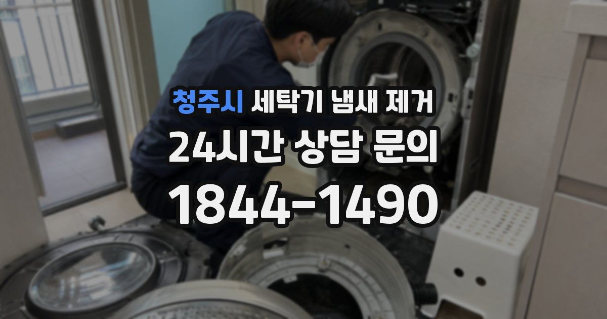 청주시 세탁기 냄새 제거