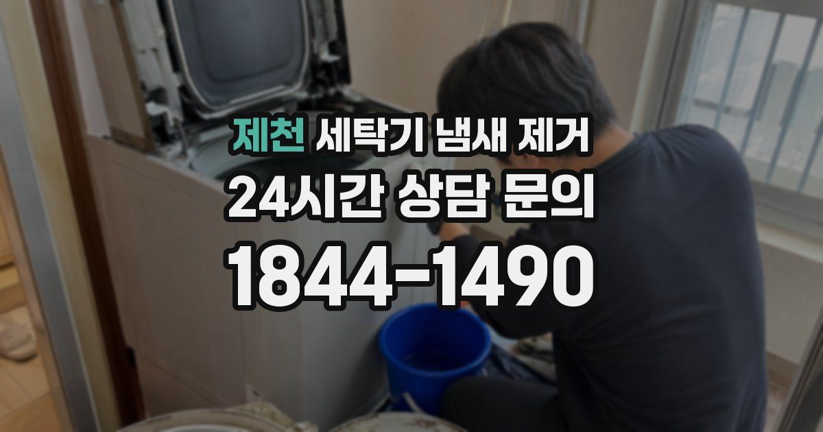 제천 세탁기 냄새 제거