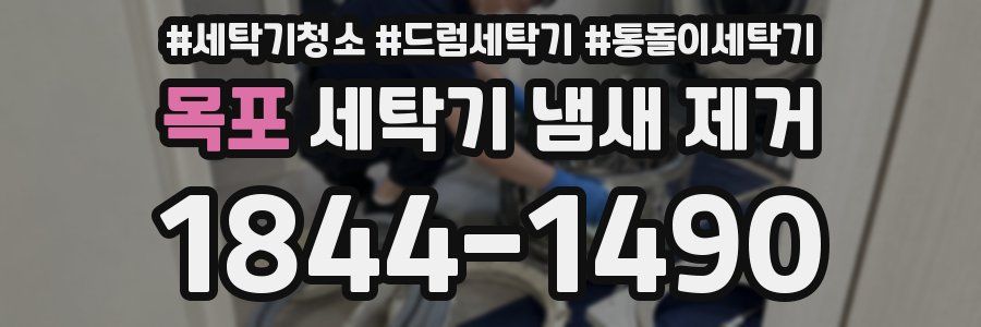 목포 세탁기 냄새 제거