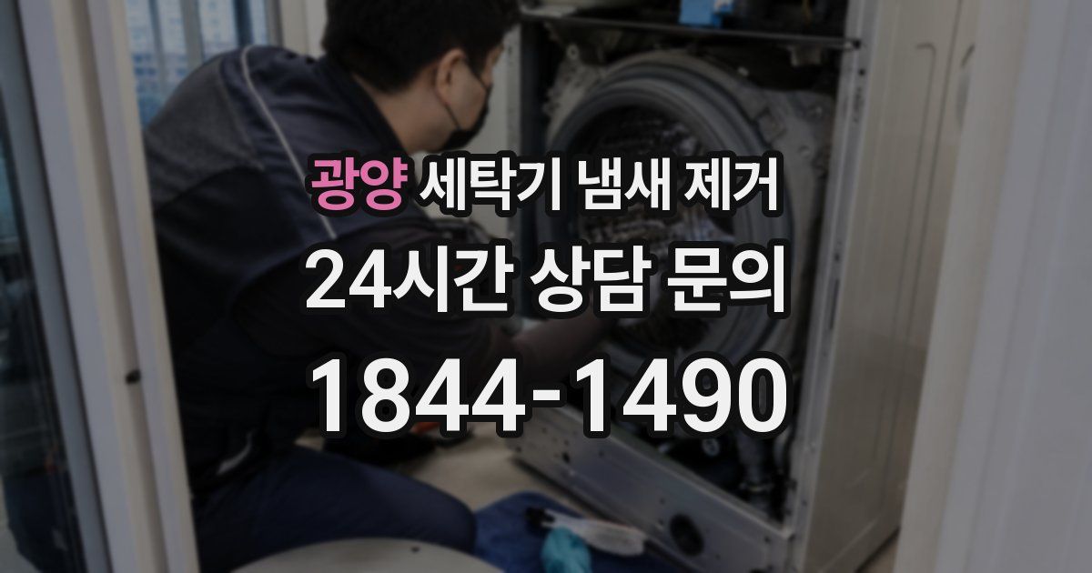 광양 세탁기 냄새 제거