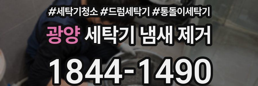광양 세탁기 냄새 제거