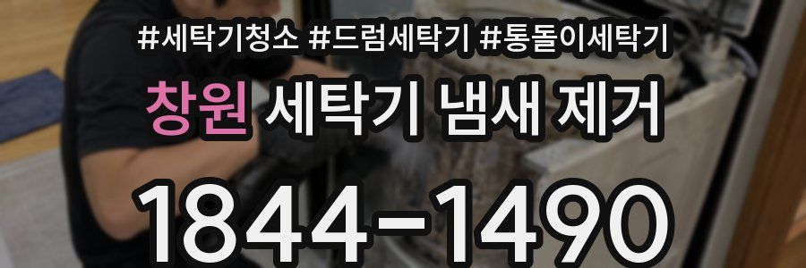 창원 세탁기 냄새 제거
