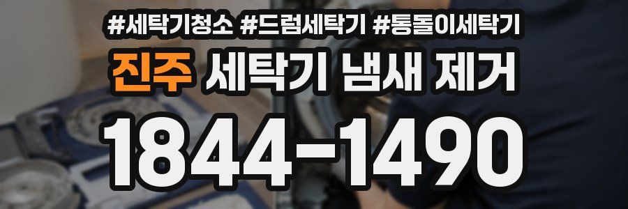 진주 세탁기 냄새 제거