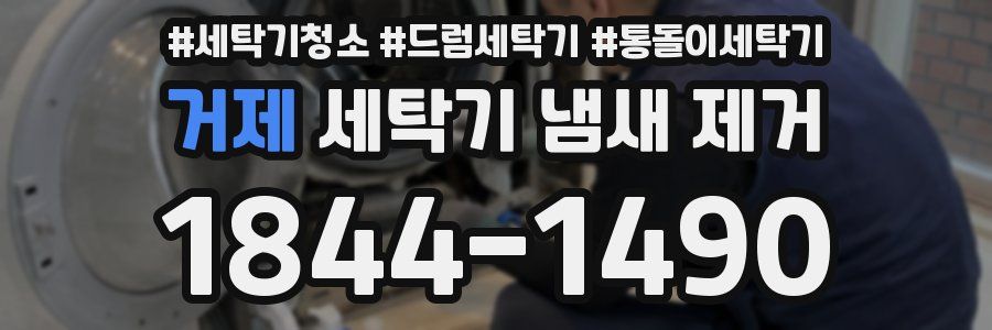 거제 세탁기 냄새 제거