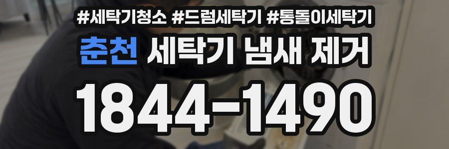 춘천 세탁기 냄새 제거
