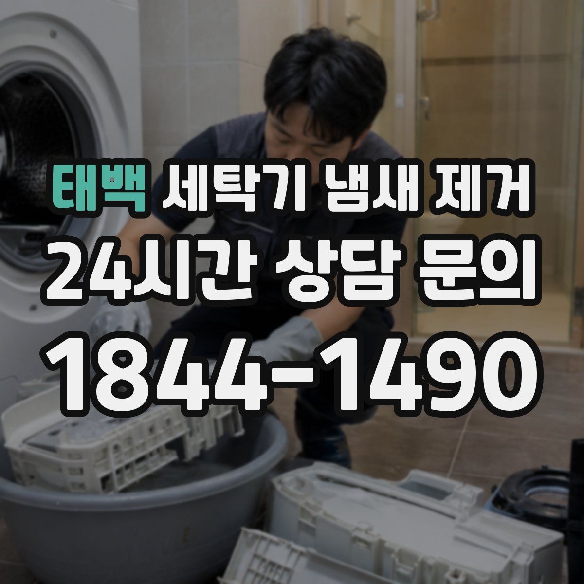 태백 세탁기 냄새 제거