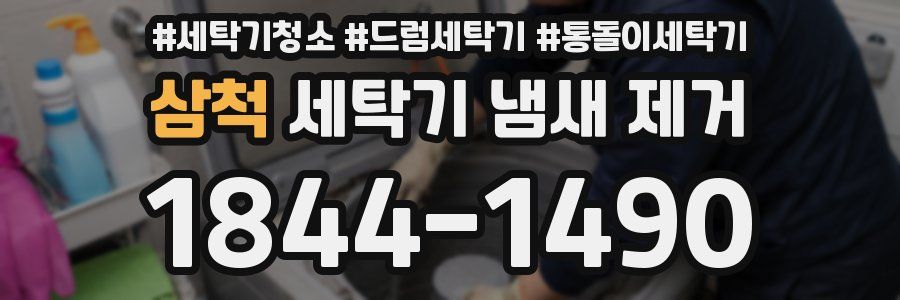 삼척 세탁기 냄새 제거