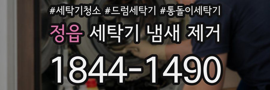 정읍 세탁기 냄새 제거